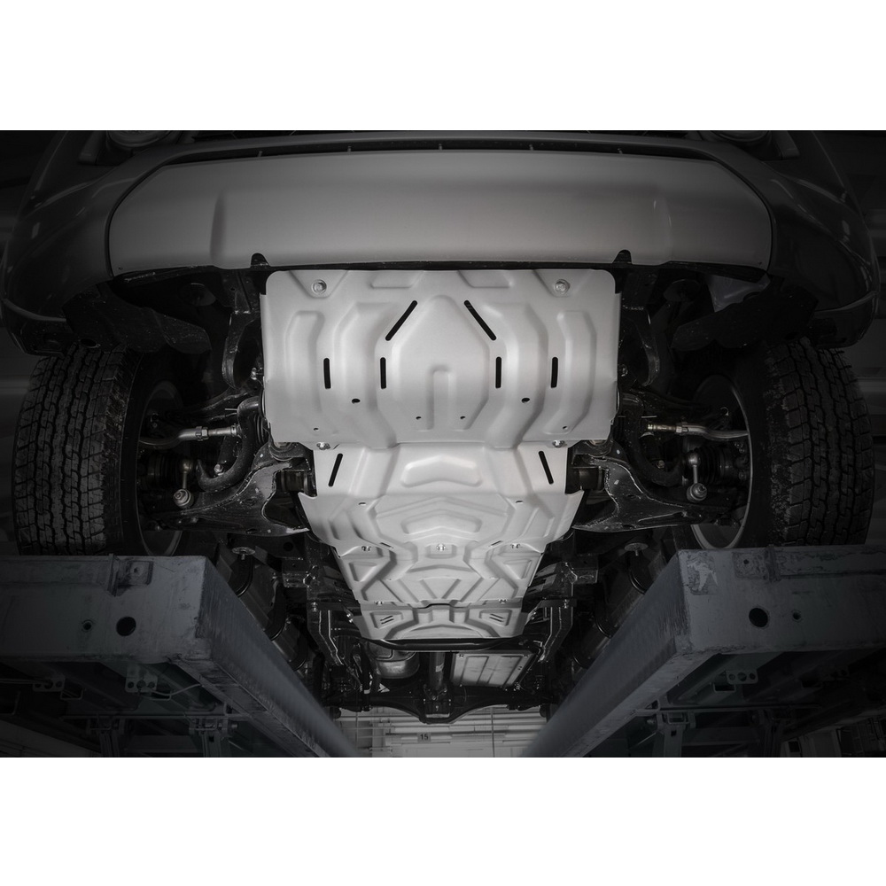 Комплект защит радиатор + картер + КПП + РК Алюминий Mitsubishi L200 2015-/Mitsubishi Pajero Sport 2016 RIVAL K333.4046.3