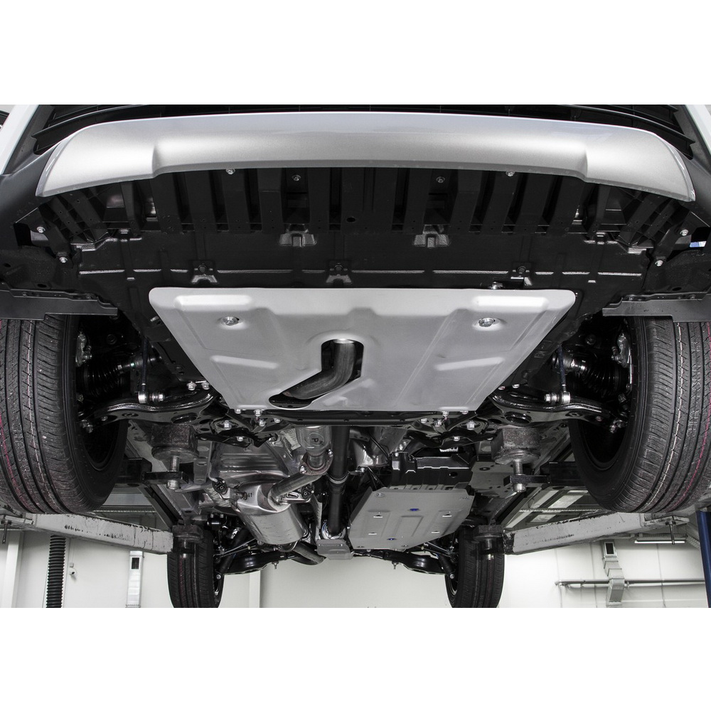 Комплект защит картер + КПП + топливный бак + редукторАлюминий Toyota RAV4 2015-, V - 2.5/Toyota RAV4 2013-2015, RIVAL K333.9506.1