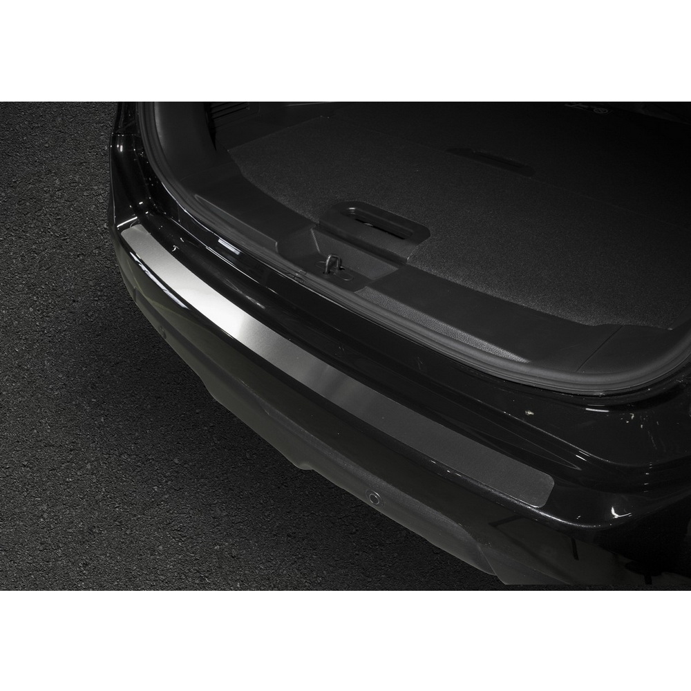 Накладка на задний бампер Nissan X-Trail нержавеющая сталь серебристый 1 шт. Rival NB.4113.1