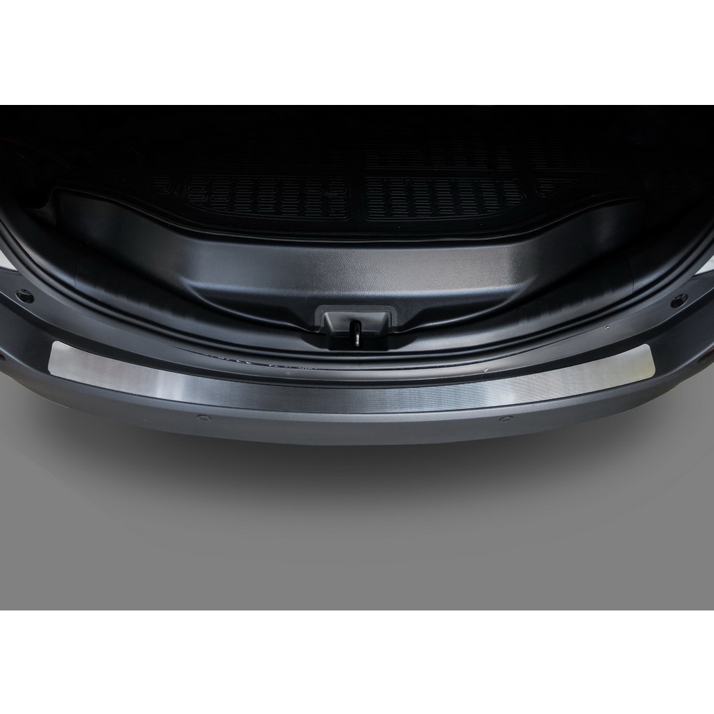 Накладка на задний бампер Toyota RAV 4 нержавеющая сталь серебристый 1 шт. Rival NB.5703.1