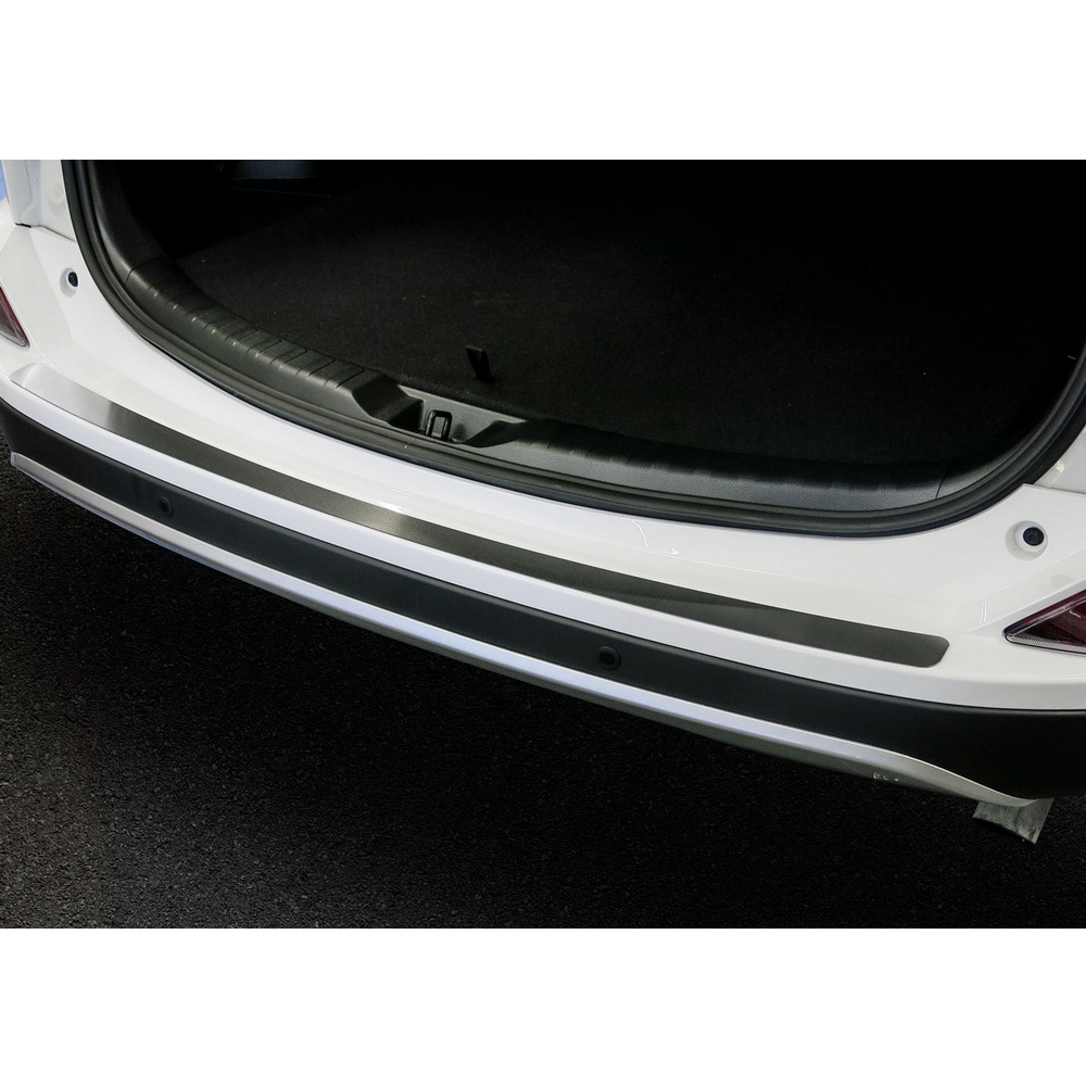 Накладка на задний бампер Toyota RAV 4 нержавеющая сталь серебристый 1 шт. Rival NB.5709.1