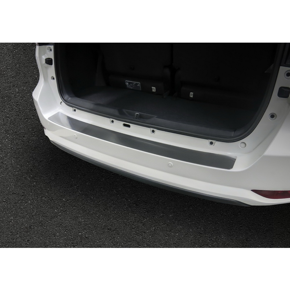 Накладка на задний бампер Toyota Fortuner нержавеющая сталь серебристый 1 шт. Rival NB.5710.1
