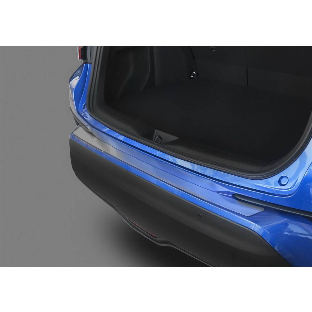 Накладка на задний бампер Toyota C-HR нержавеющая сталь серебристый 1 шт. Rival NB.5712.1