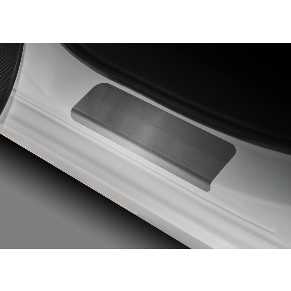 Накладки порогов Mazda 6 нержавеющая сталь серебристый 4 шт. Rival NP.3802.3