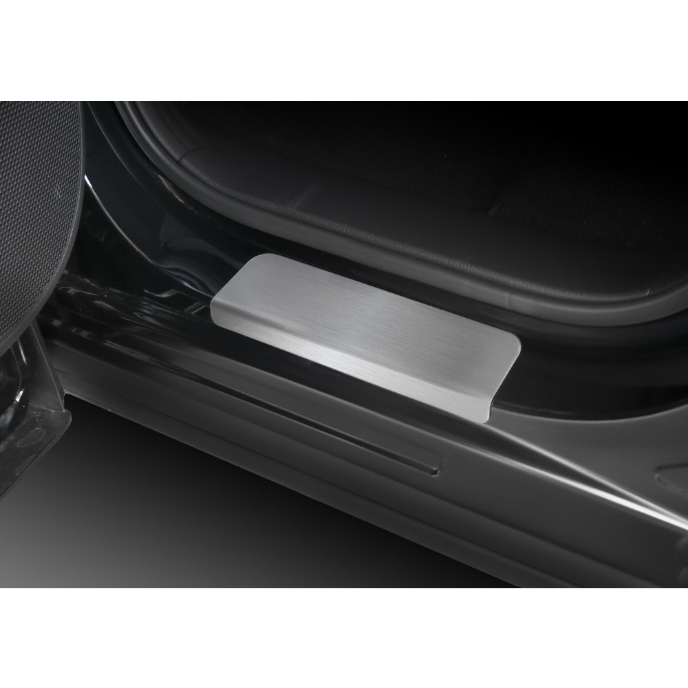 Накладки порогов Mazda CX-5 нержавеющая сталь серебристый 4 шт. Rival NP.3803.3