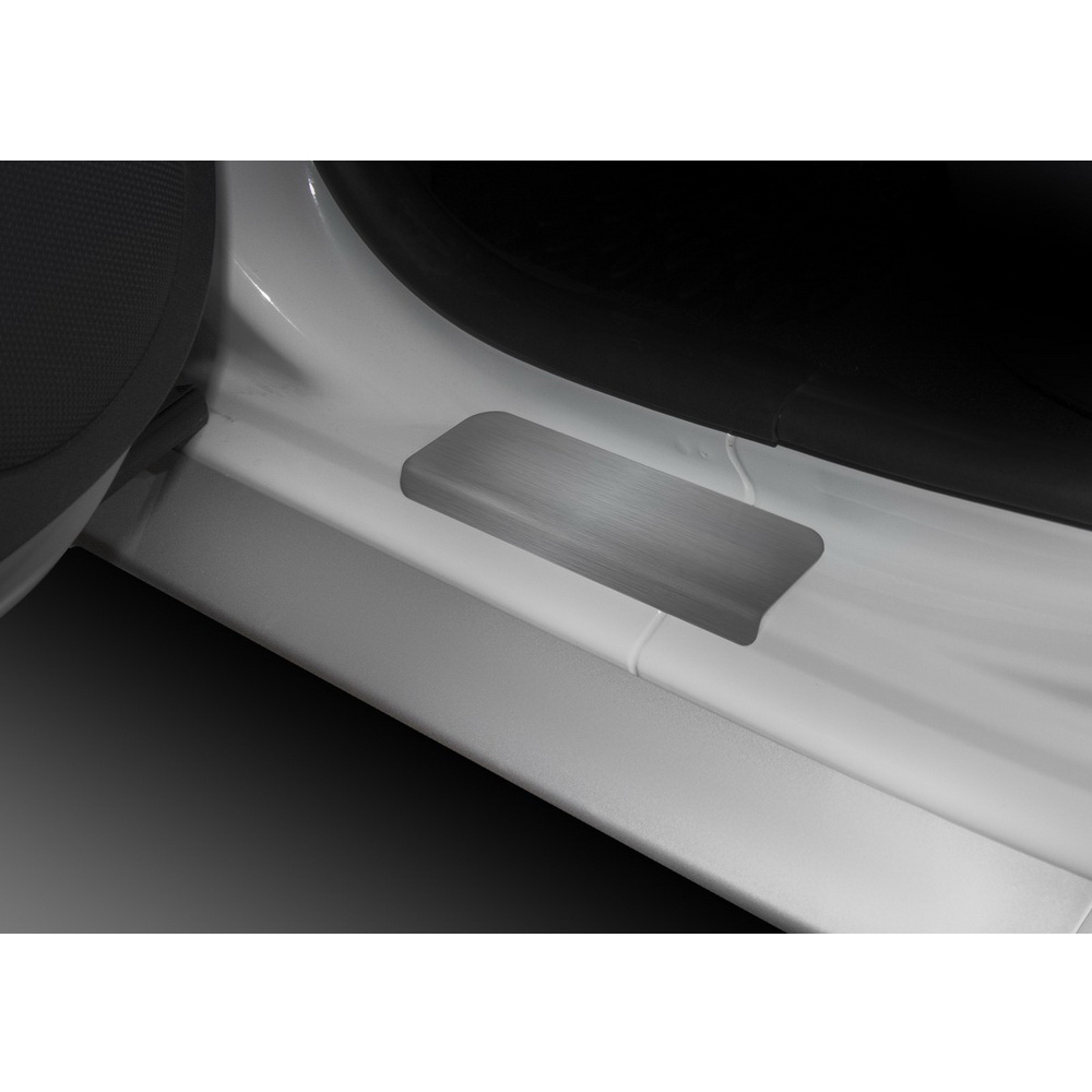Накладки порогов Nissan Terrano нержавеющая сталь серебристый 4 шт. Rival NP.4115.3
