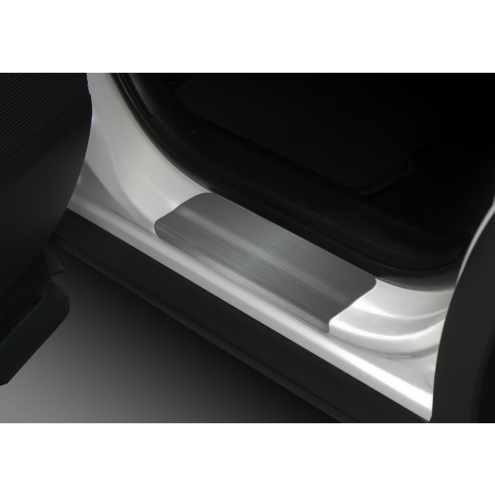 Накладки порогов Toyota RAV 4 нержавеющая сталь серебристый 4 шт. Rival NP.5703.3