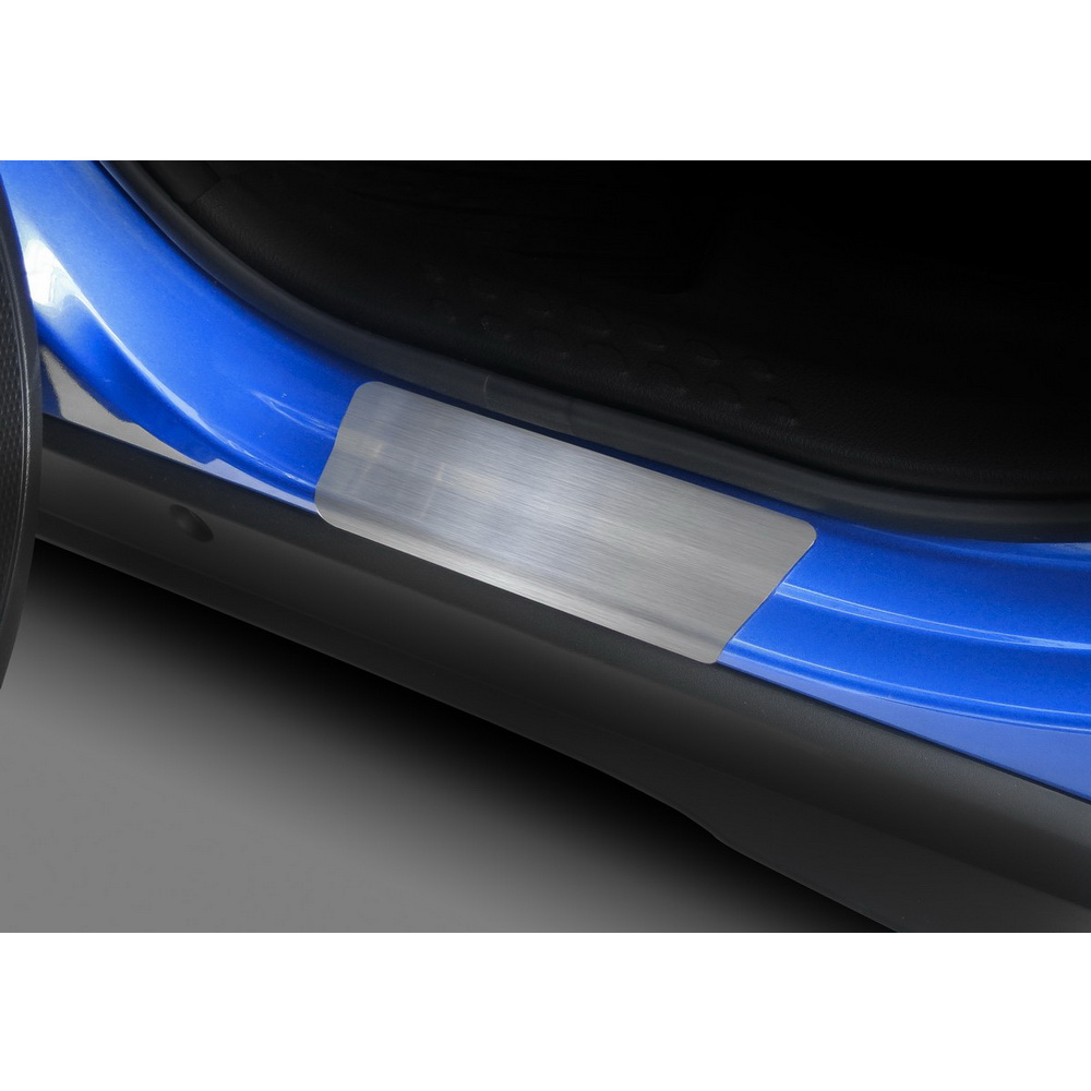 Накладки порогов Toyota C-HR нержавеющая сталь серебристый 4 шт. Rival NP.5712.3