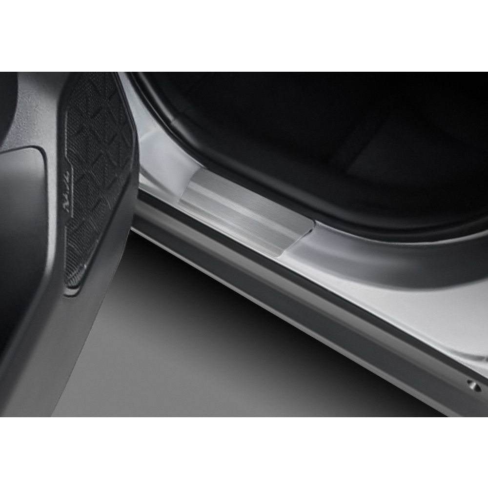 Накладки порогов Toyota RAV 4 нержавеющая сталь серебристый 4 шт. Rival NP.5714.3