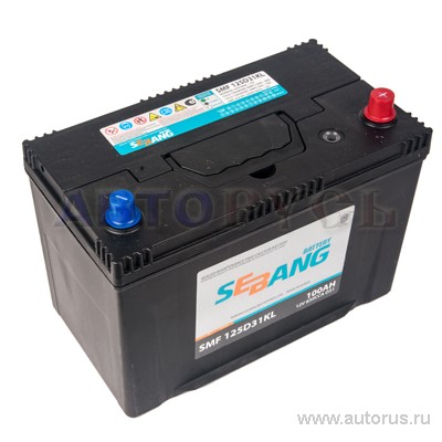 Аккумулятор SEBANG SMF 100 А/ч обратная R+ EN 830A 306x173x225 SMF 125D31KL SMF 125D31KL