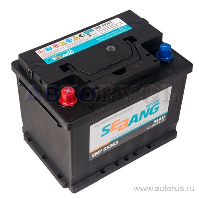 Аккумулятор SEBANG SMF 55 А/ч прямая L+ EN 480A 202x175x225 SMF 60D20KR SMF 60D20KR