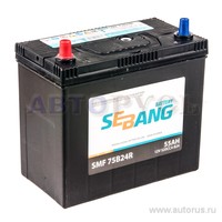 Аккумулятор SEBANG SMF 55 А/ч прямая L+ EN 520A 238x129x225 SMF 75B24R SMF 75B24R