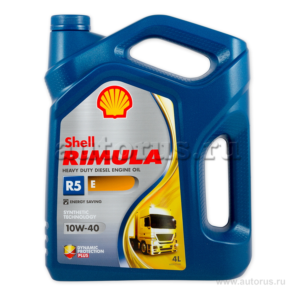 Масло моторное Shell Rimula R5 E 10W40 полусинтетическое 4 л 550046355