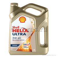 Масло моторное Shell Helix Diesel Ultra 5W40 синтетическое 4 л 550046371