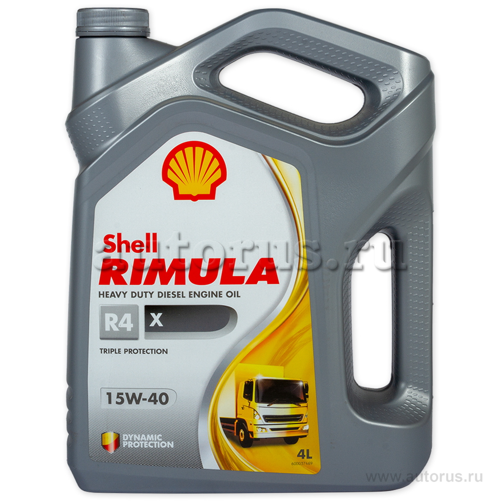 Масло моторное Shell Rimula R4 X 15W40 минеральное 4 л 550046382