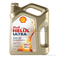 Масло моторное Shell Helix Ultra 5W30 синтетическое 4 л 550046387