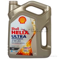 Масло моторное Shell Helix Ultra Professional AG 5W30 синтетическое 4 л 550046399