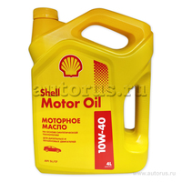 Масло моторное Shell Motor Oil 10W40 полусинтетическое 4 л 550051070