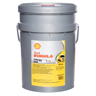 Масло моторное Shell Rimula R6 ME 5W30 синтетическое 20 л 550052172