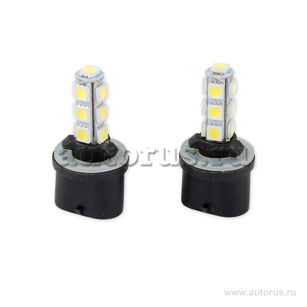 Лампа светодиодная 12V H27W/1 W SHO-ME 2 шт. блистер H27-13SMD