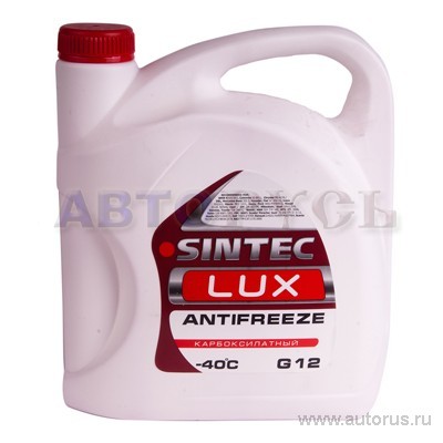Антифриз Sintec LUX готовый -40C красный 5 кг 614500