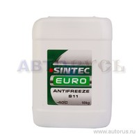 Антифриз Sintec EURO S11 готовый -40C зеленый 10 кг 800516