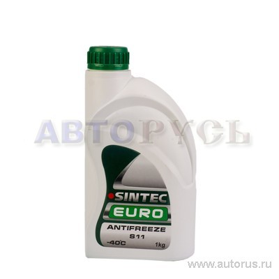 Антифриз Sintec EURO готовый -40C зеленый 1 кг 802558