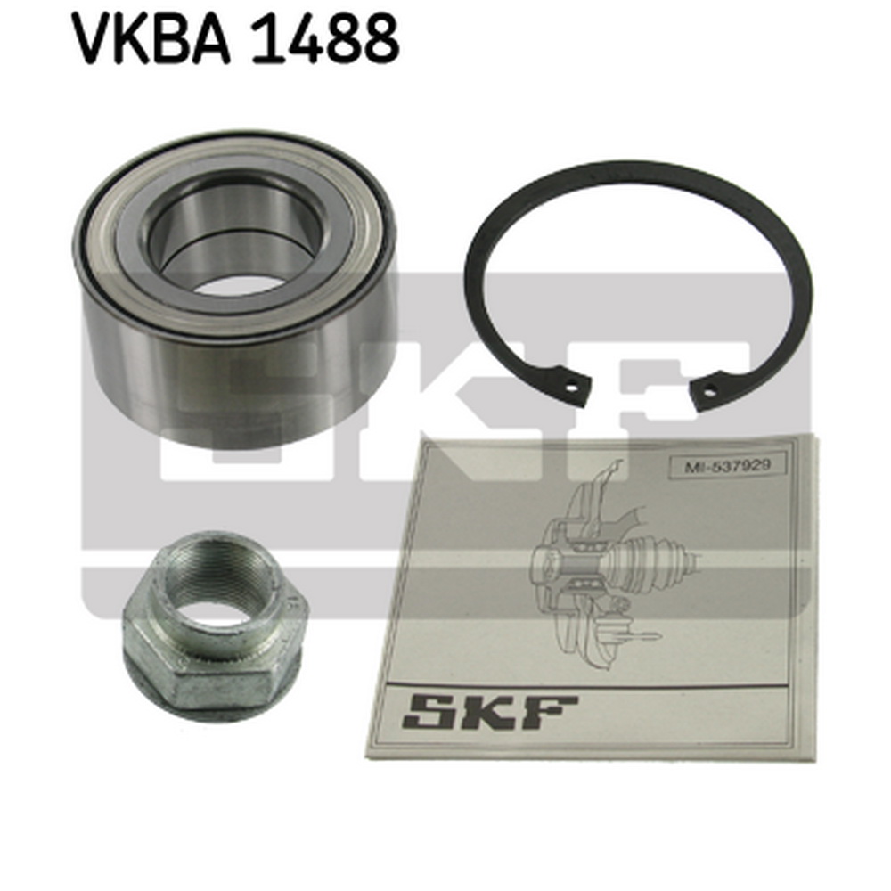 Подшипник ступицы передний (компл.) ALFA ROMEO/FIAT/LANCIA /42x80x37mm SKF VKBA 1488