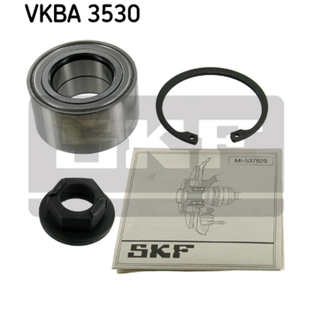 Подшипник ступицы передний без ABS SKF VKBA 3530