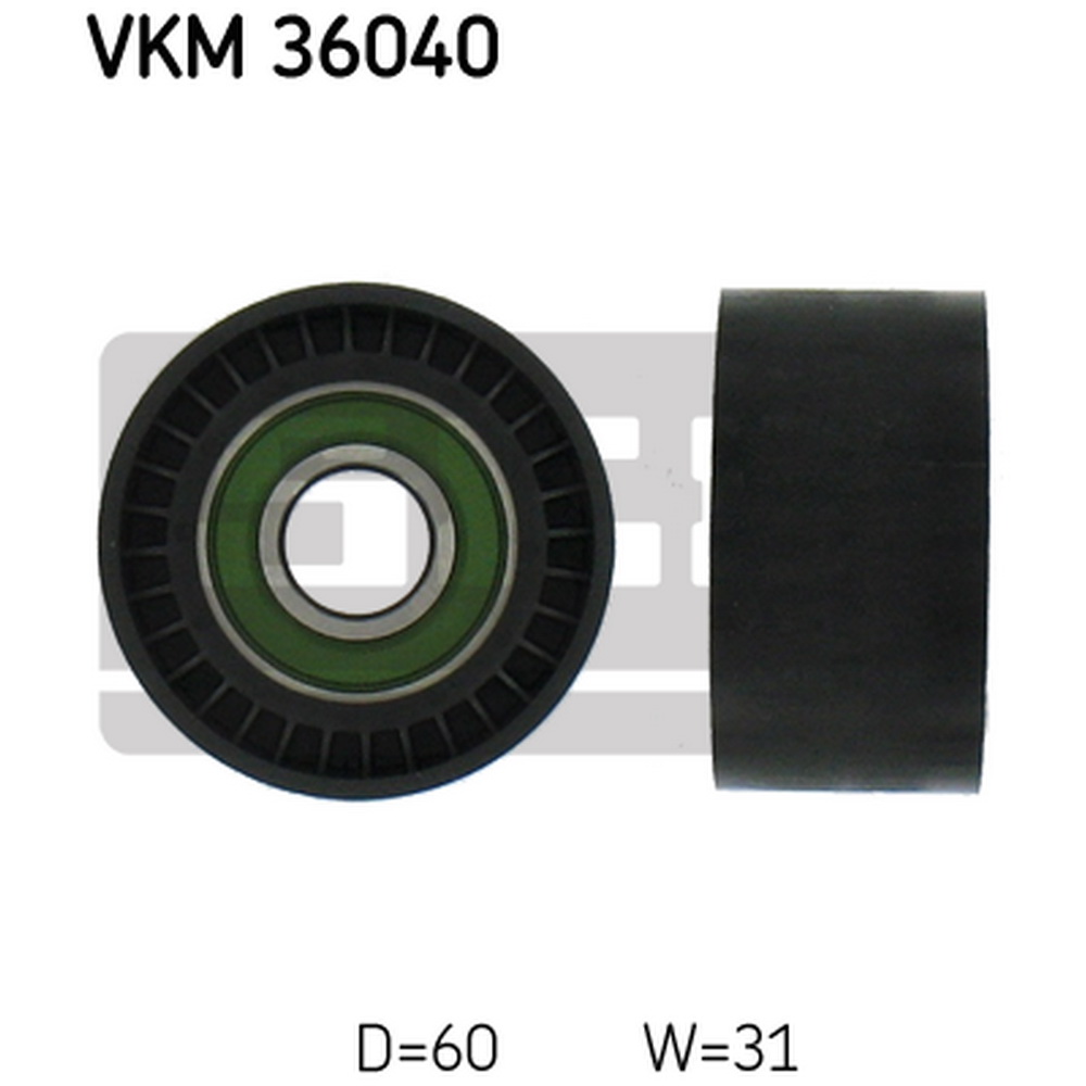 Ролик обводной приводного ремня SKF VKM 36040