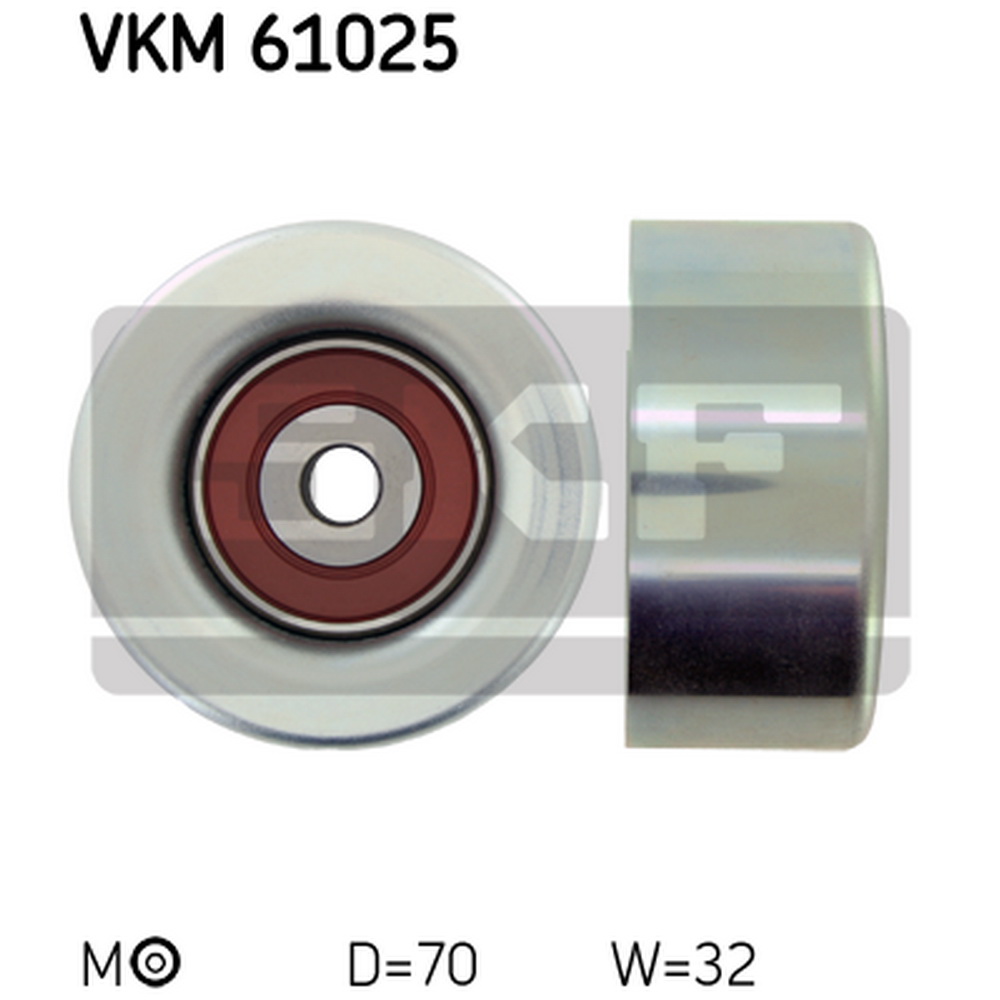 Ролик натяжителя приводного ремня SKF VKM 61025