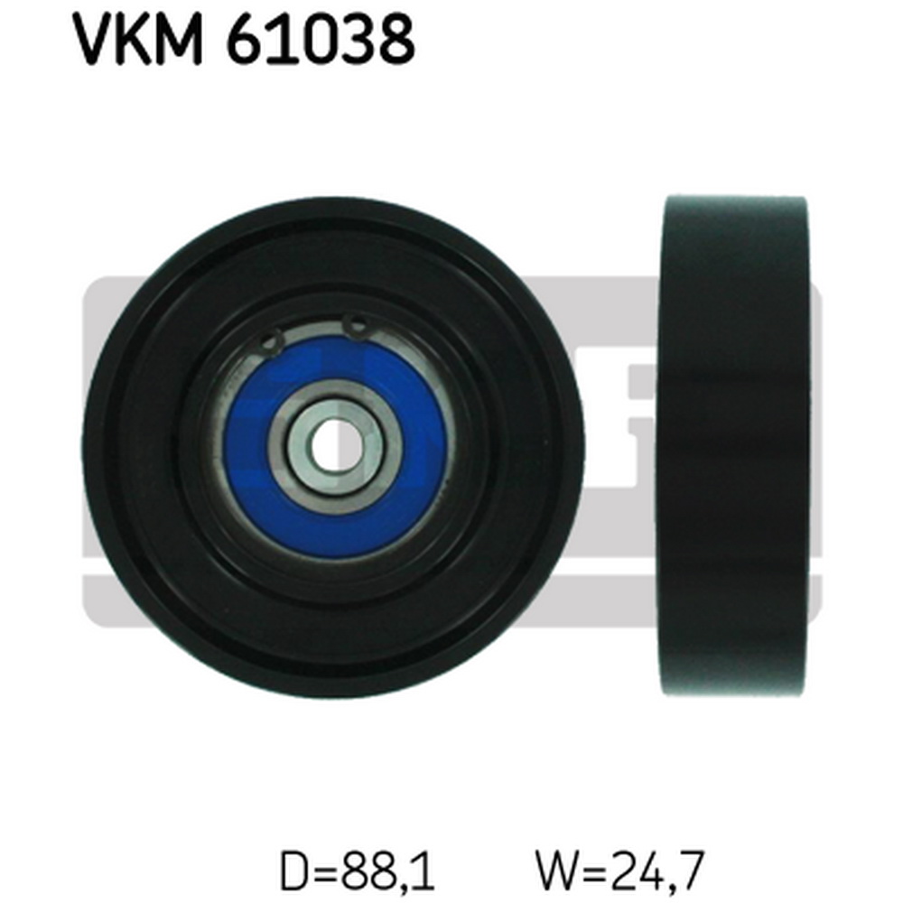 Ролик обводной приводного ремня SKF VKM 61038
