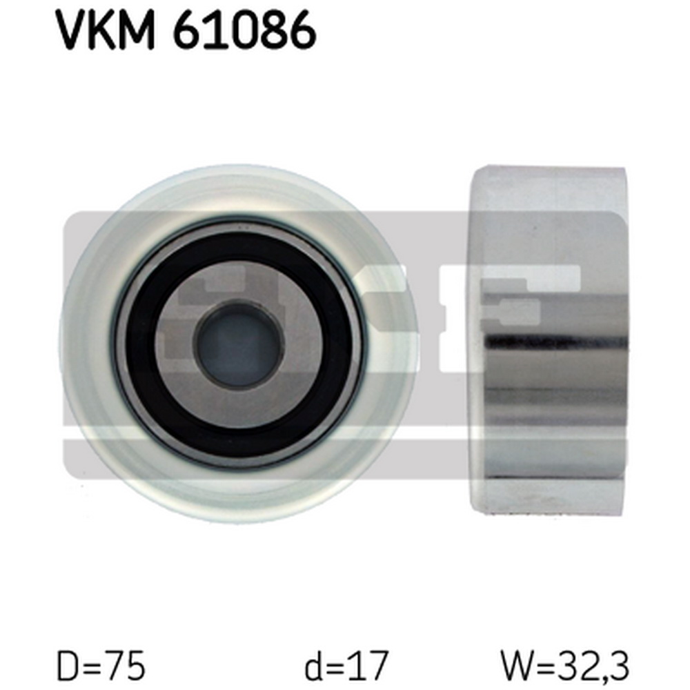 Ролик натяжителя приводного ремня SKF VKM 61086
