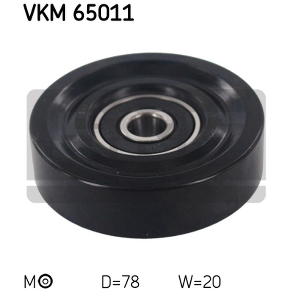 Ролик натяжения ремня кондиционера SKF VKM 65011
