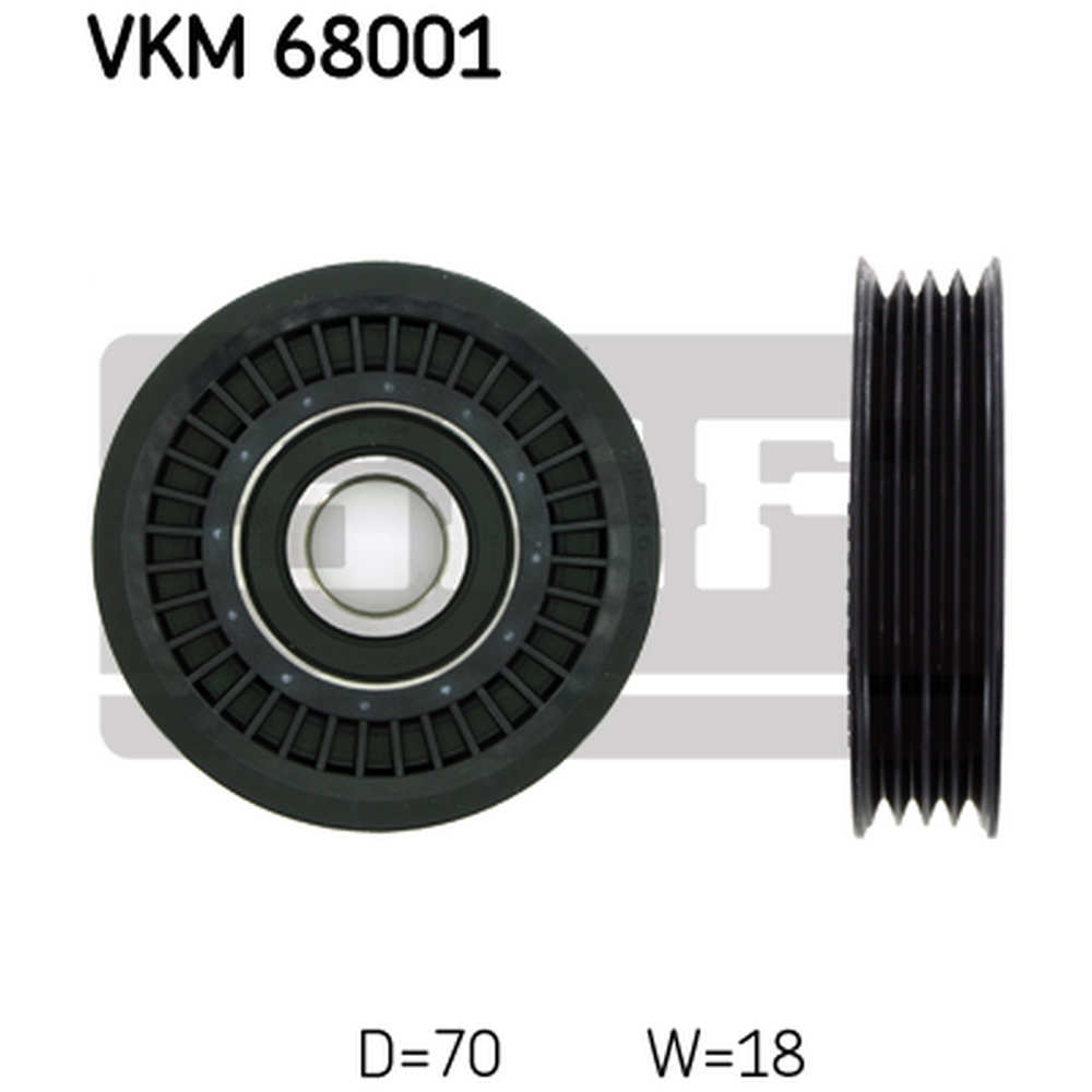 Ролик ремня приводного SKF VKM 68001