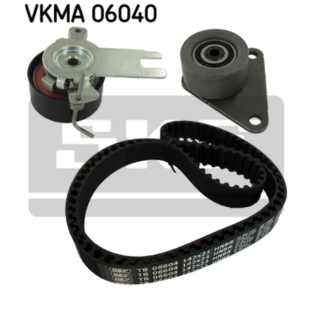 Ремкомплект ГРМ (Ремень+2ролика) SKF VKMA 06040