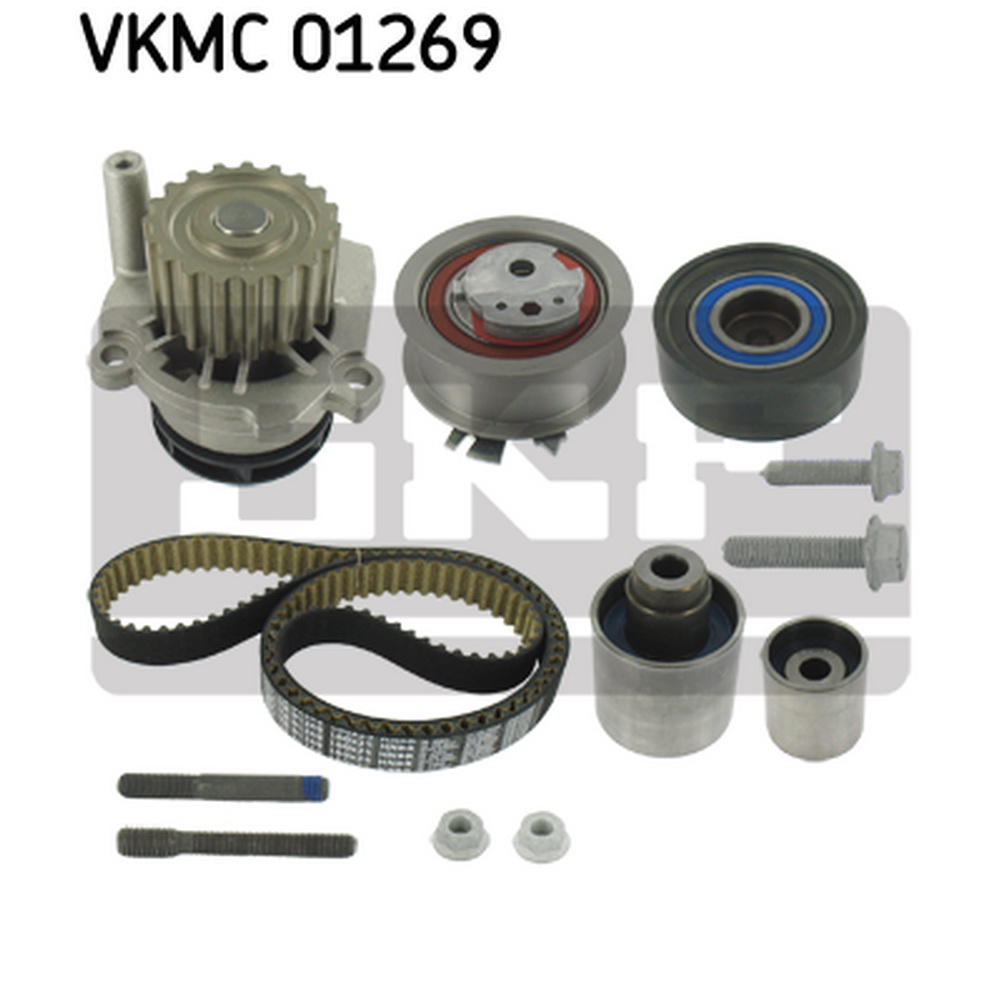 Ремкомплект ГРМ (с помпой) VAG 1.2D1.6D2.0D 05- SKF VKMC 01269