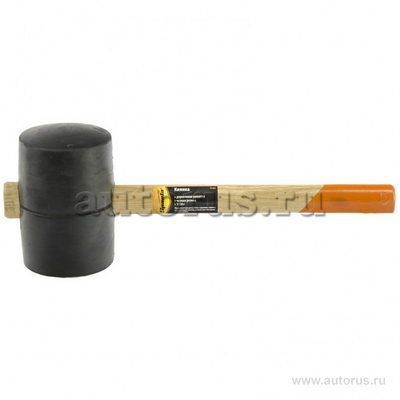 Киянка резиновая, 1130 г, черная резина, деревянная рукоятка SPARTA 11161