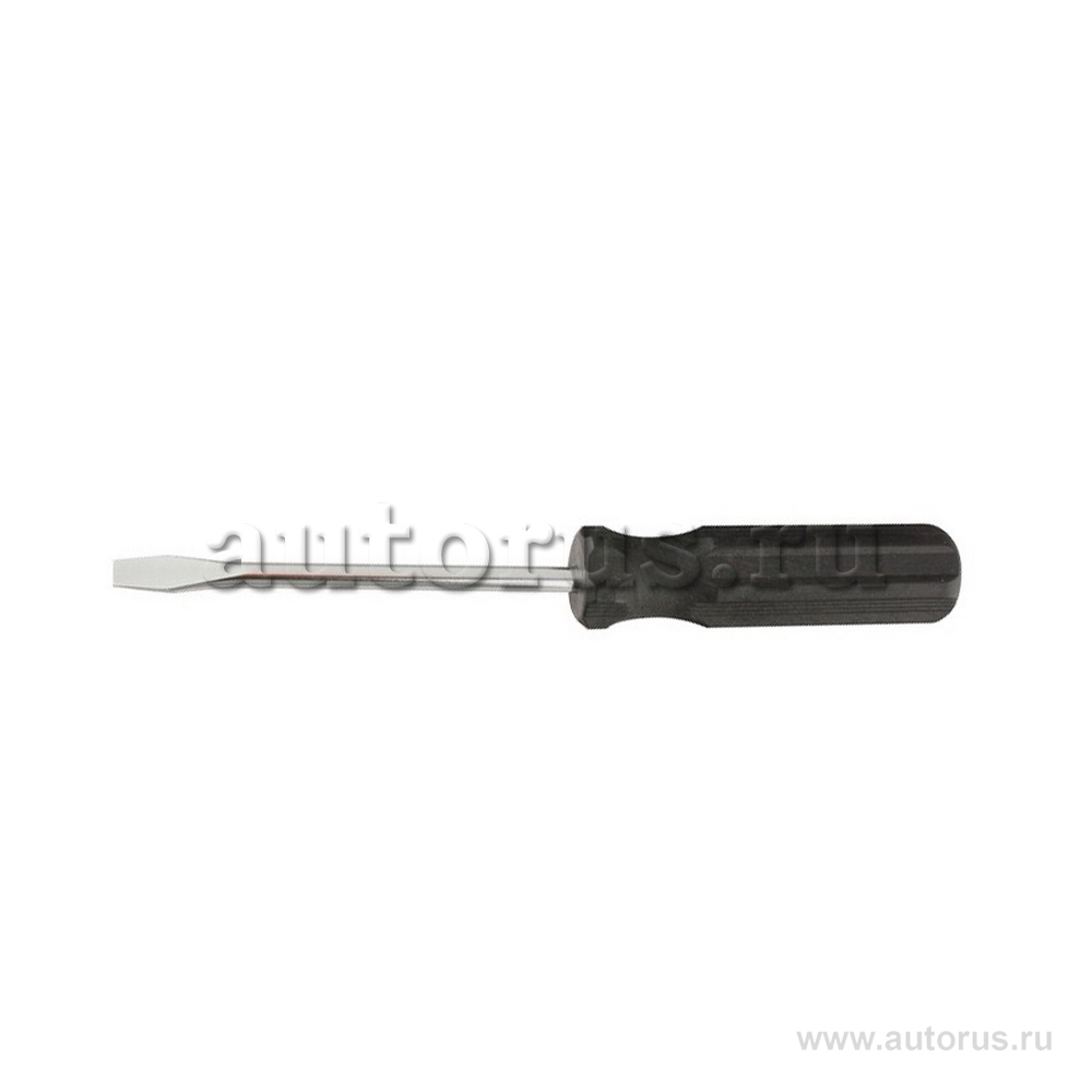 Отвертка SL6x100мм, углеродистая сталь, черная пластиковая рукоятка SPARTA 13206