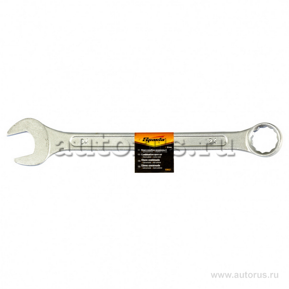 Ключ комбинированный, 24 мм, хромированный SPARTA 150525