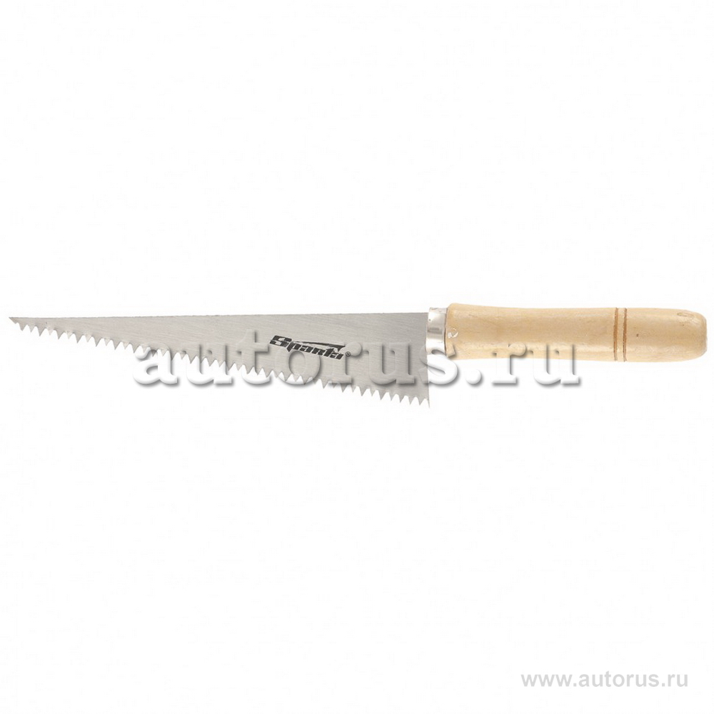 Ножовка по гипсокартону, 180 мм, деревянная рукоятка SPARTA 233905