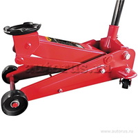 Домкрат гидравлический подкатный, 3 т, h подъема 130-490 мм SPARTA 510105