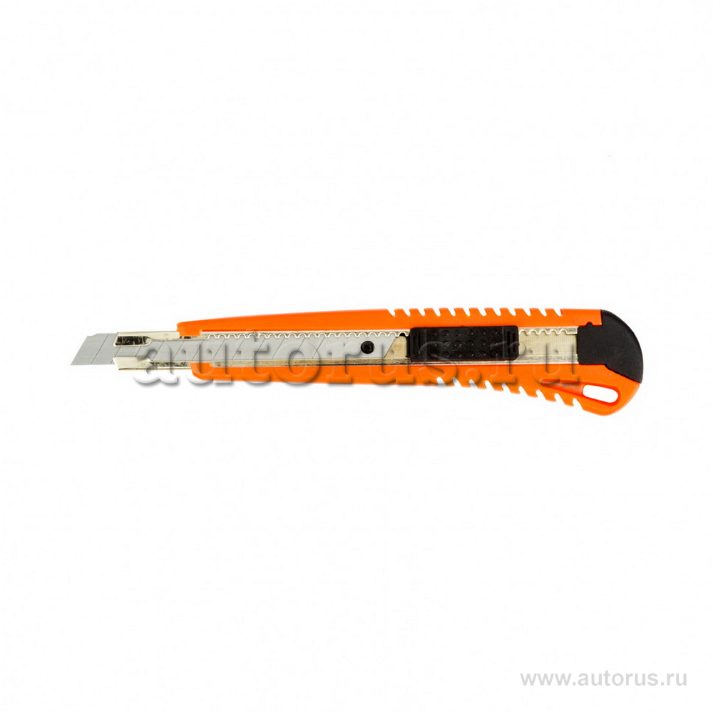 Нож, 9 мм, выдвижное лезвие, металлическая направляющая SPARTA 78971