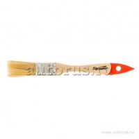 Кисть плоская Slimline 3/4, 20 мм, натуральная щетина,, деревянная ручка SPARTA 824155