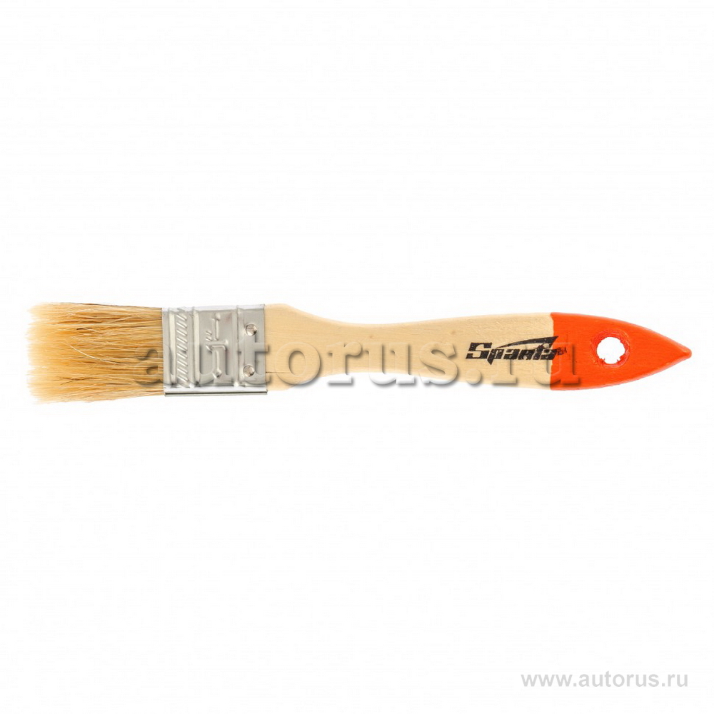 Кисть плоская Slimline 1, 25 мм, натуральная щетина,, деревянная ручка SPARTA 824205