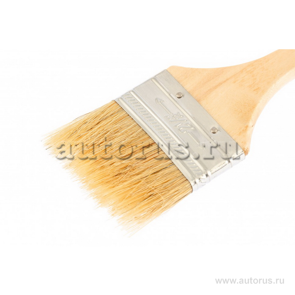 Кисть плоская Slimline 2, 5, 63 мм, натуральная щетина,, деревянная ручка SPARTA 824355