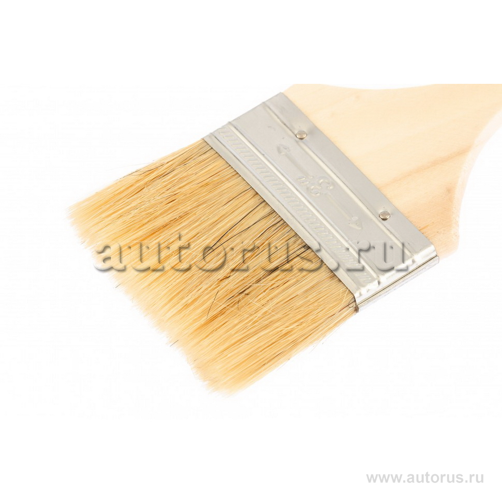 Кисть плоская Slimline 3, 75 мм, натуральная щетина,, деревянная ручка SPARTA 824405