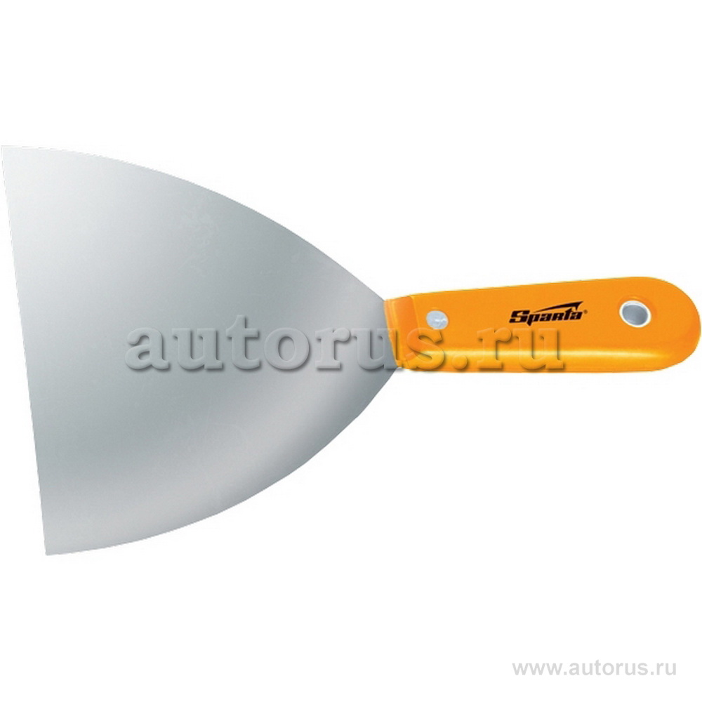 Шпательная лопатка стальная, 63 мм, полированная, пластмассовая ручка SPARTA 852365