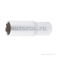 Головка торцевая удлиненная, 17 мм, 6-гранная, CrV, под квадрат 1/2, STELS 13849