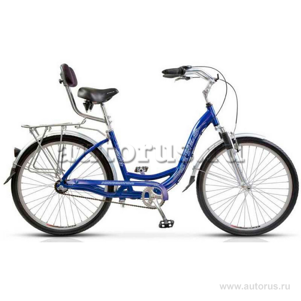 Велосипед 26 дорожный STELS Navigator 290 (2019) количество скоростей 1 рама сталь 18,5 синий/голубой